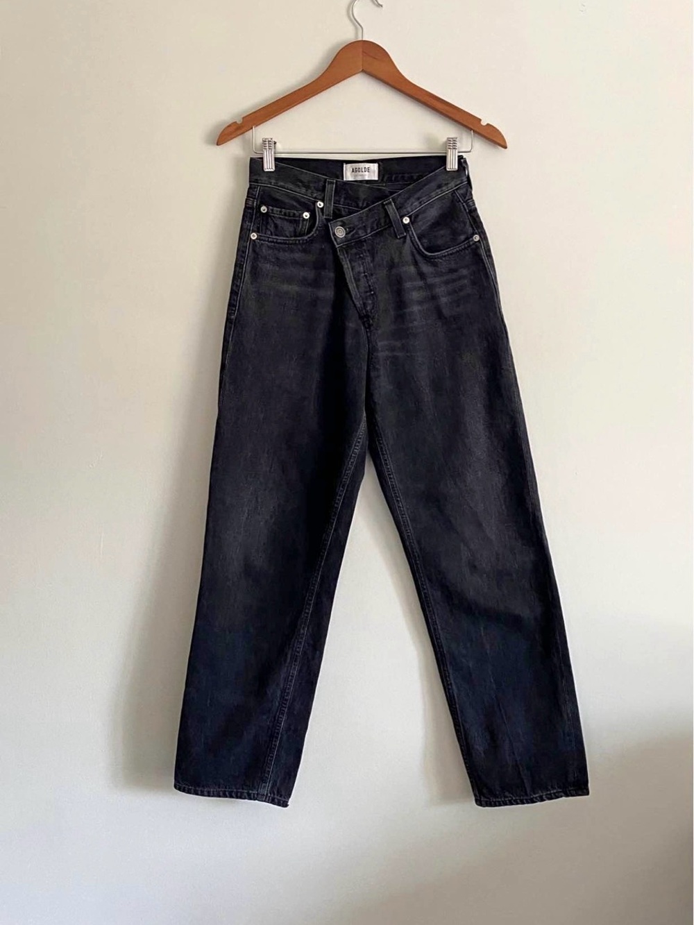 AGOLDE Criss Cross Jeans Black